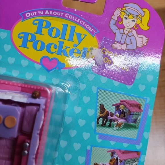 RARE - Vintage 90s Bluebird Polly Pocket Circus Wagon On The Go Playset NWT - Picture 4 of 6